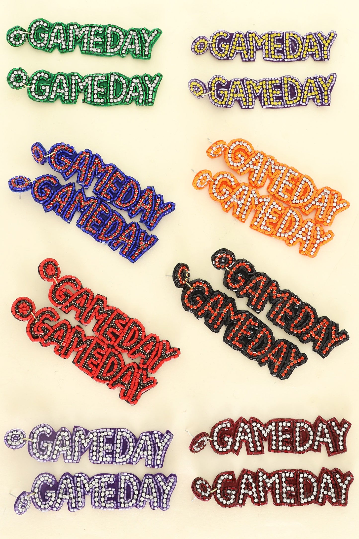 Pretty Game Day Earrings